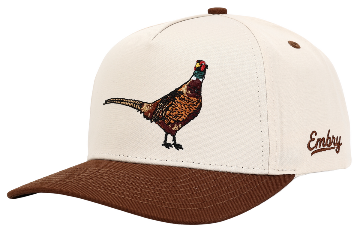 Embry Cream/Brown Pheasant hat — Fall Hat Collection