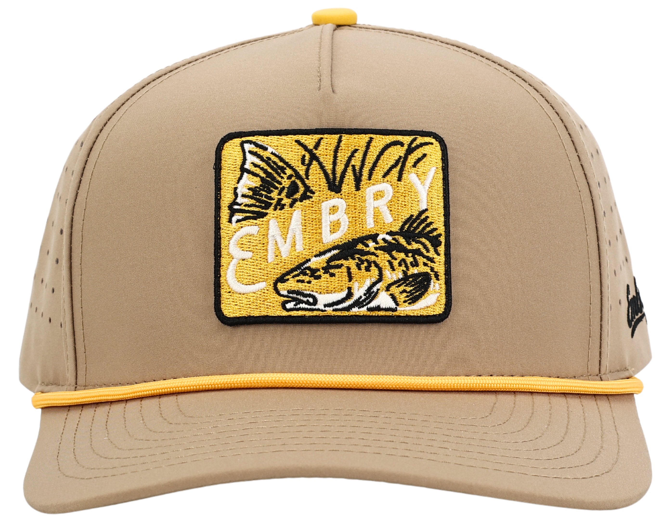 Tan Golf - Bull Red Patch