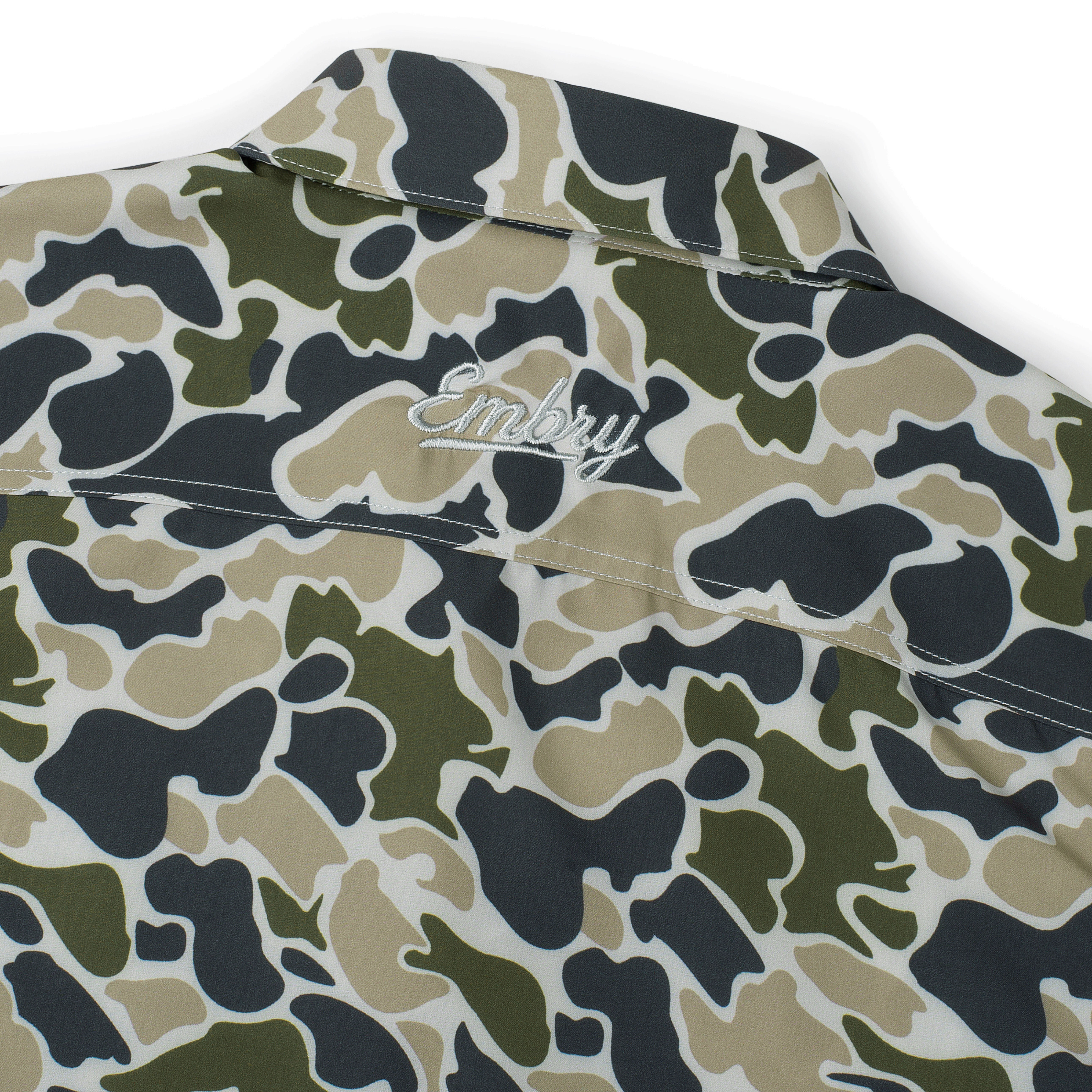 Youth Performance Button Up - Marsh Duck