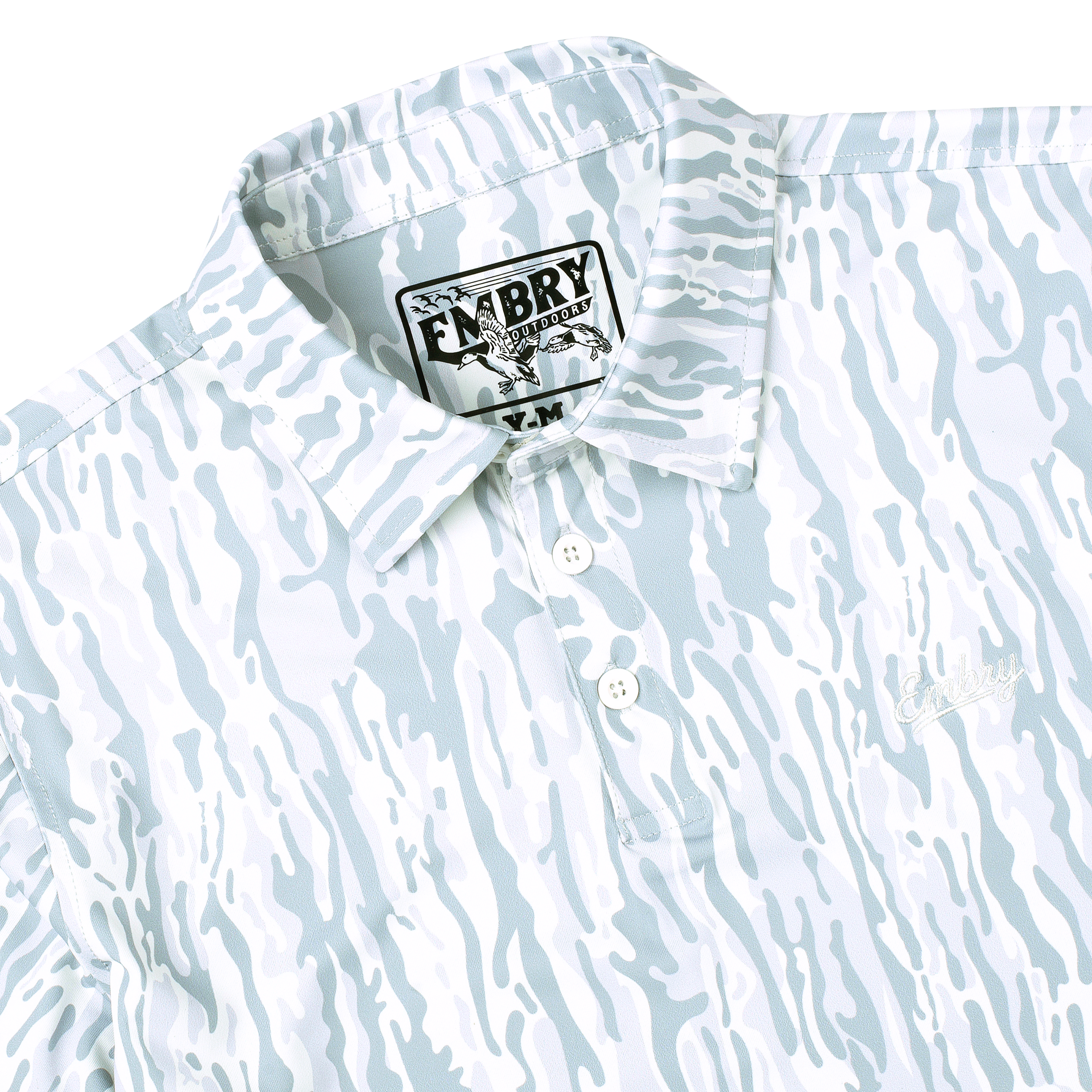 Youth Performance Polo - White Ranch