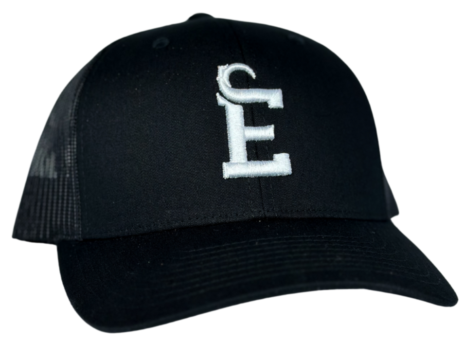 Black Curl E Trucker