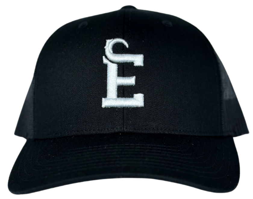 Black Curl E Trucker