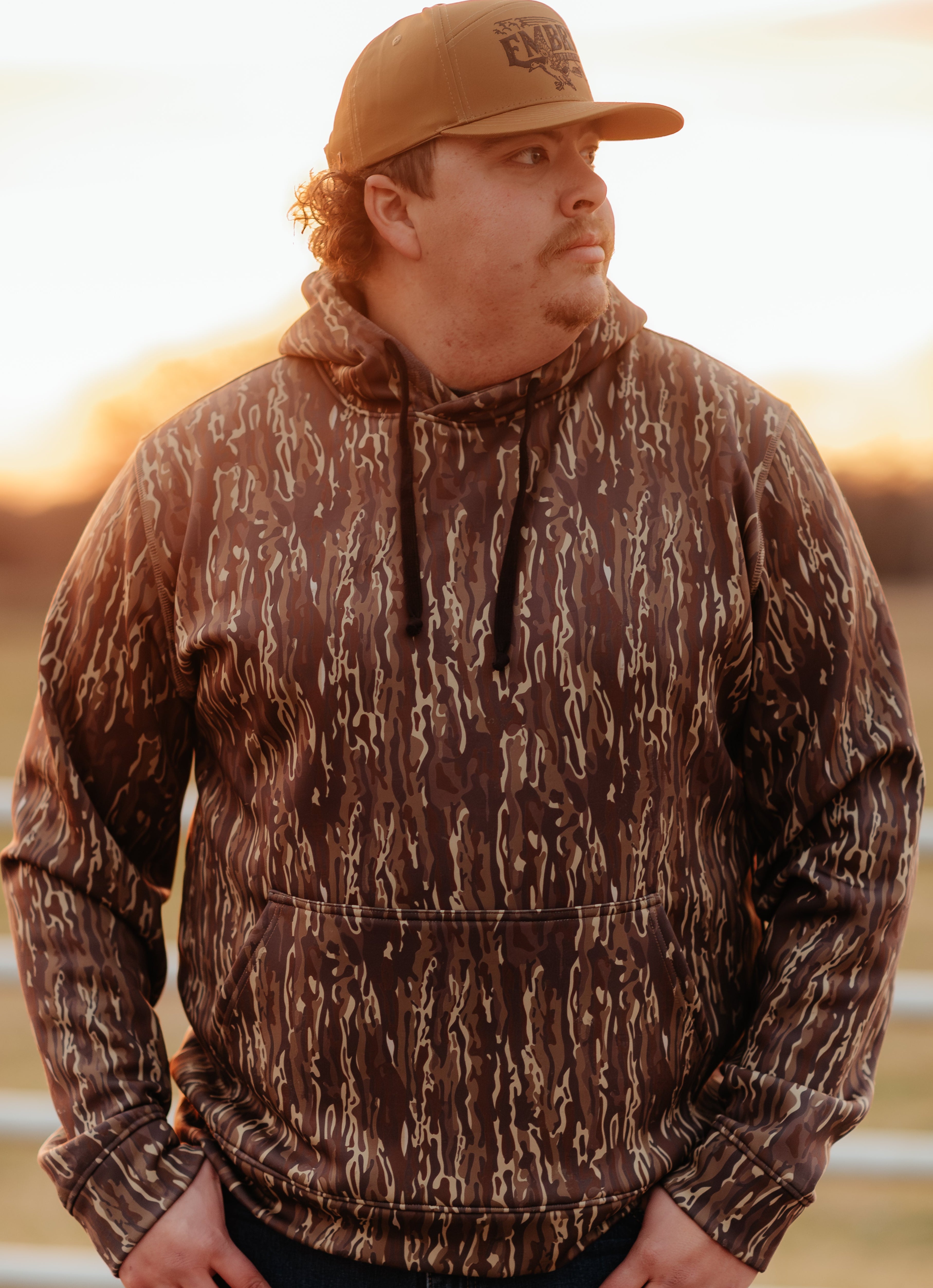 Brown Ranch Heavyweight Fleece Hoodie