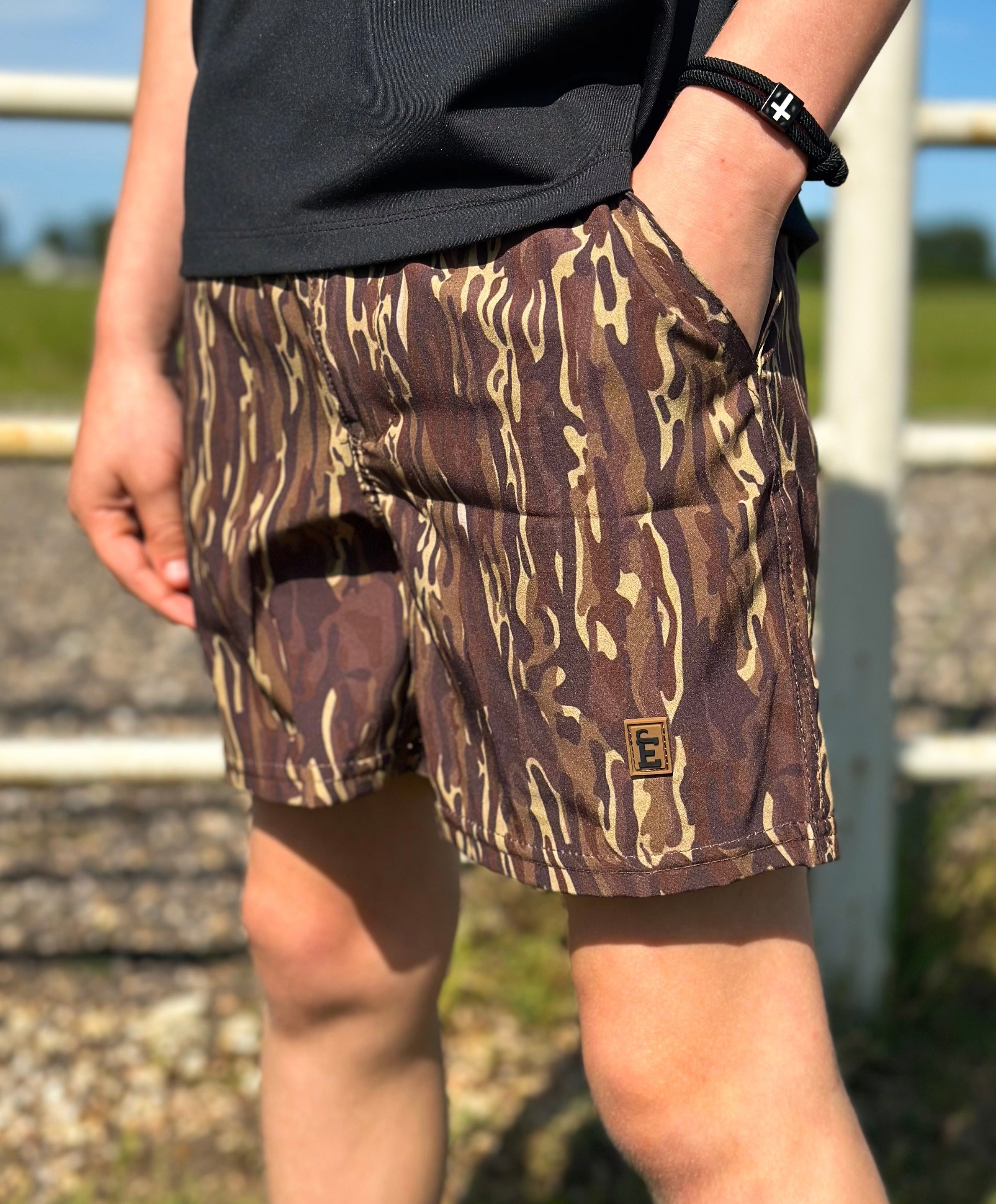 Youth All-Day Shorts - Brown Ranch