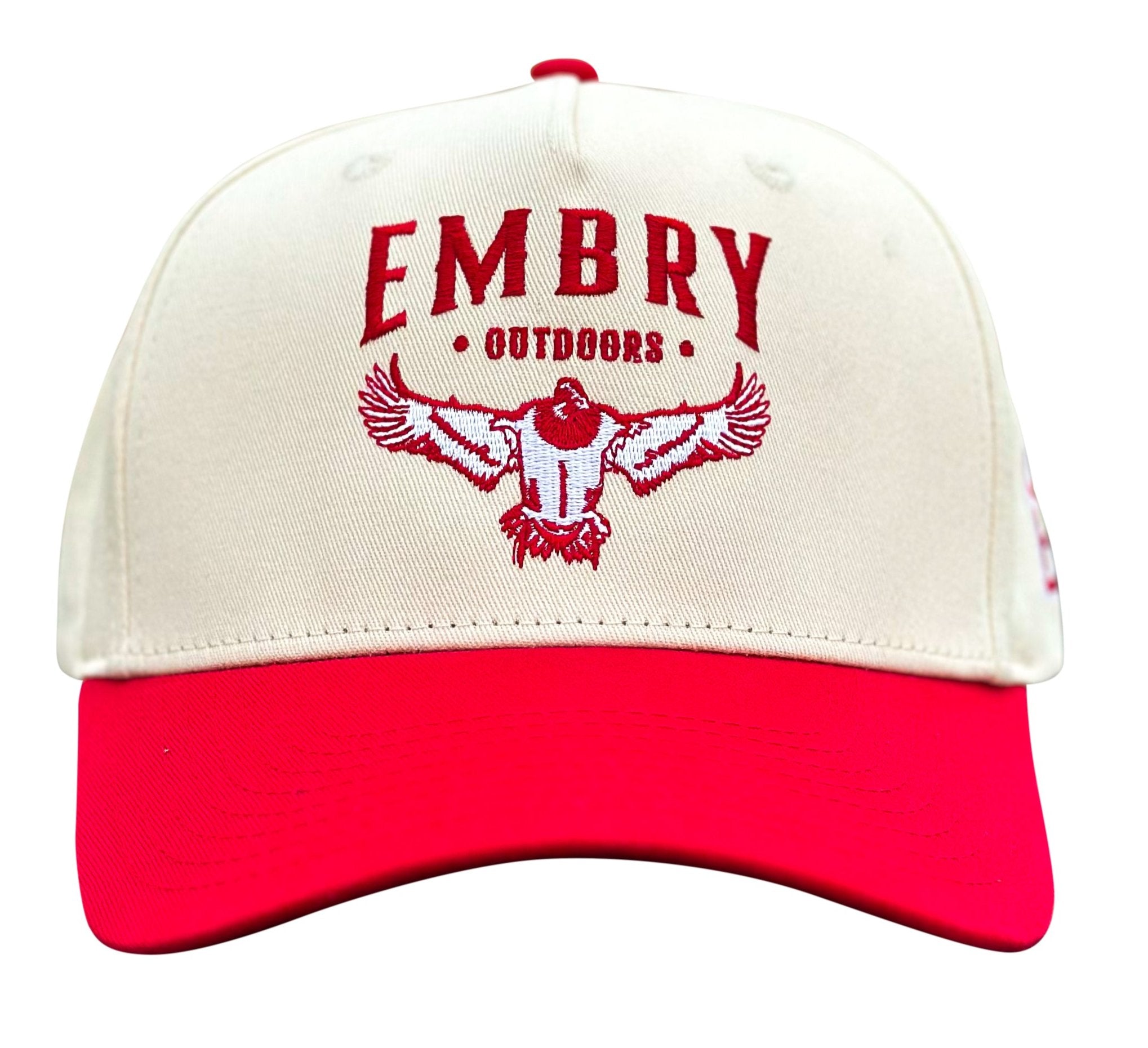 Cream/Red "Flyway" Trucker