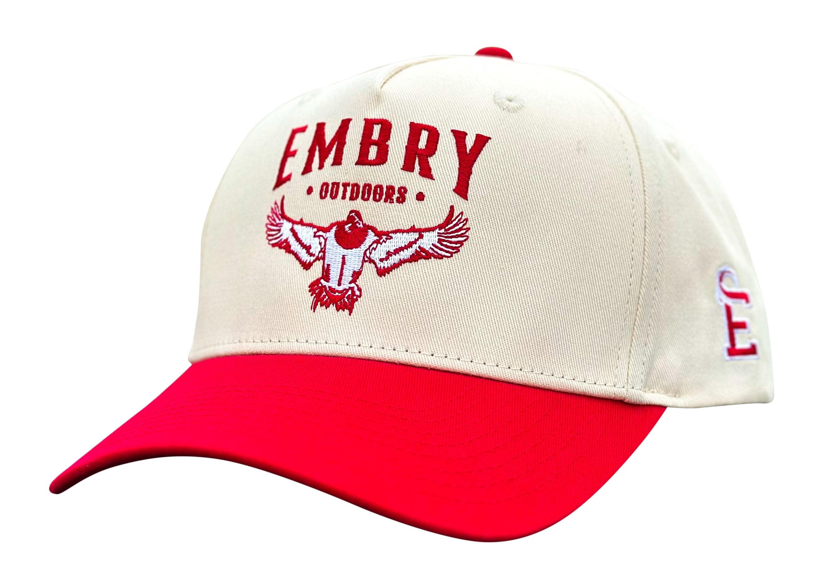 Cream/Red "Flyway" Trucker