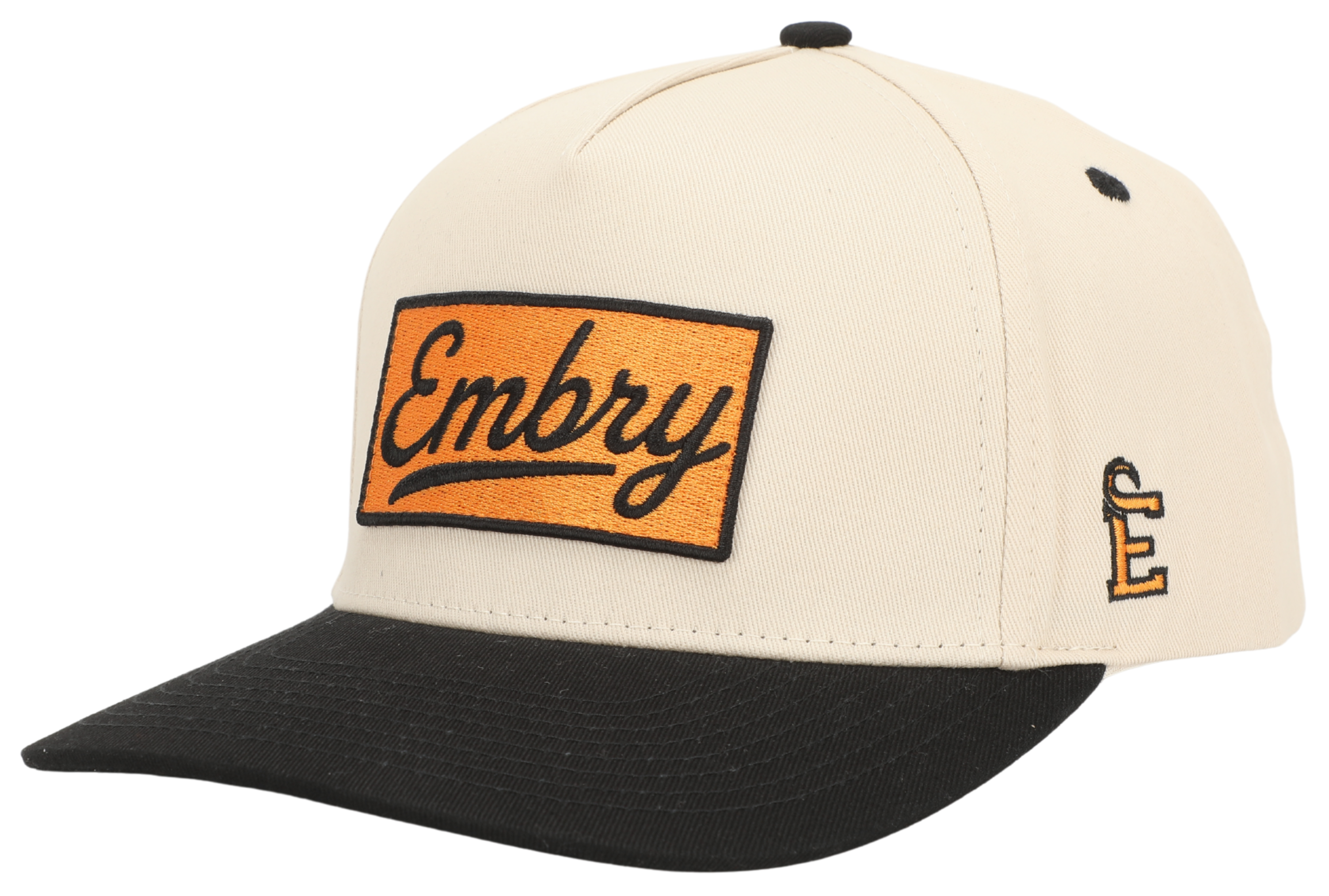 Cream/Black - Logo Patch