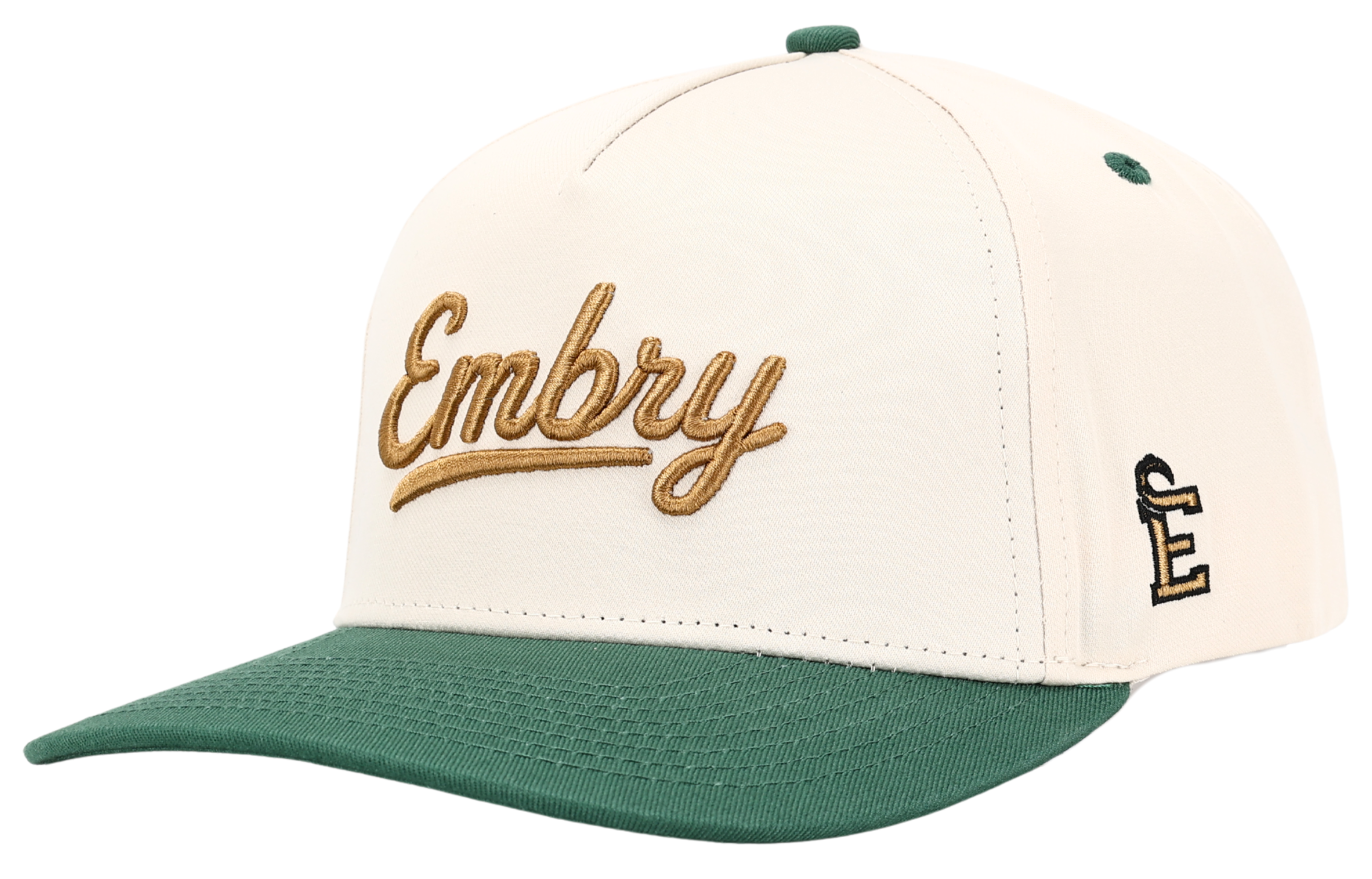 Cream/Green - 3D Logo