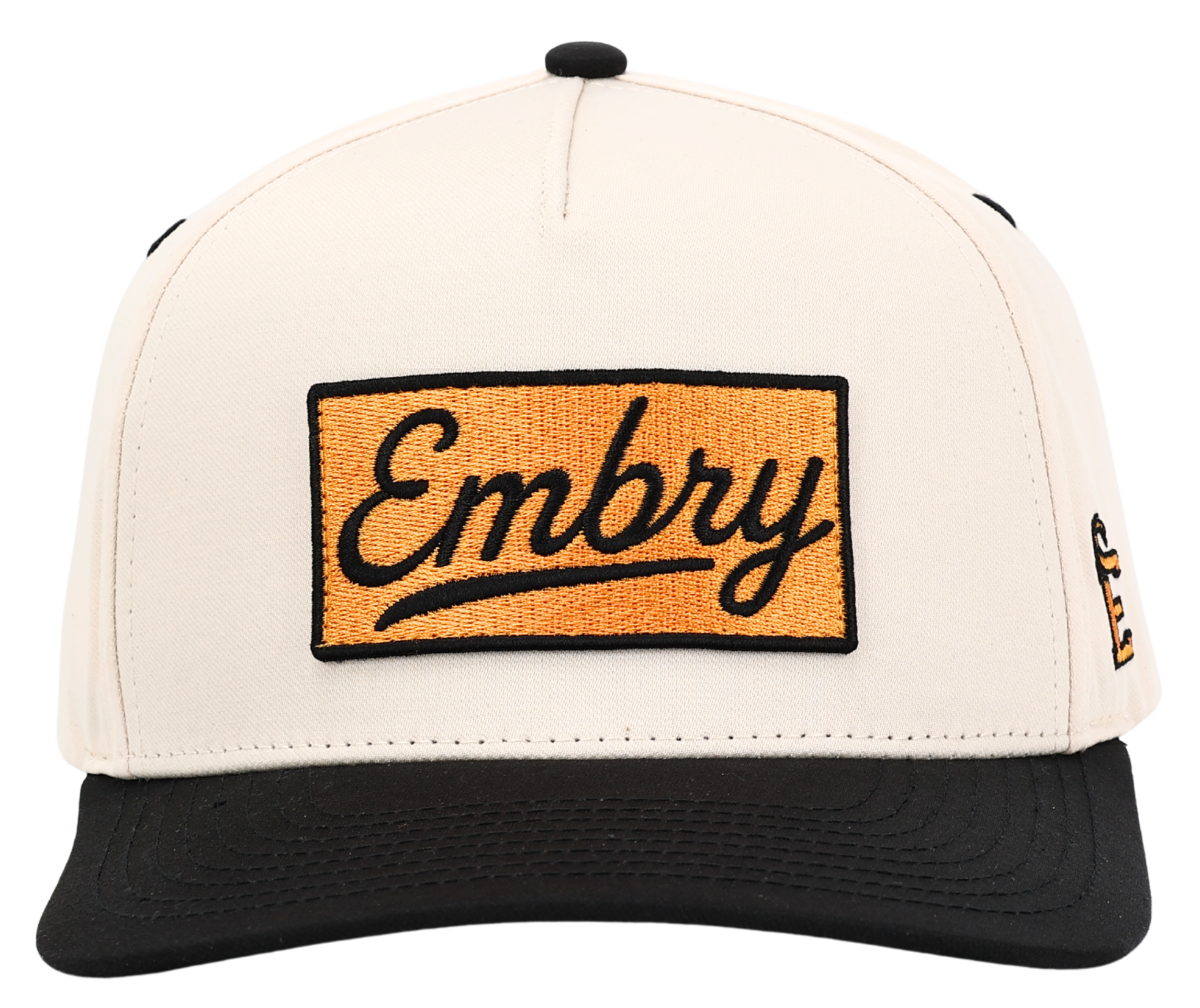 Cream/Black - Logo Patch