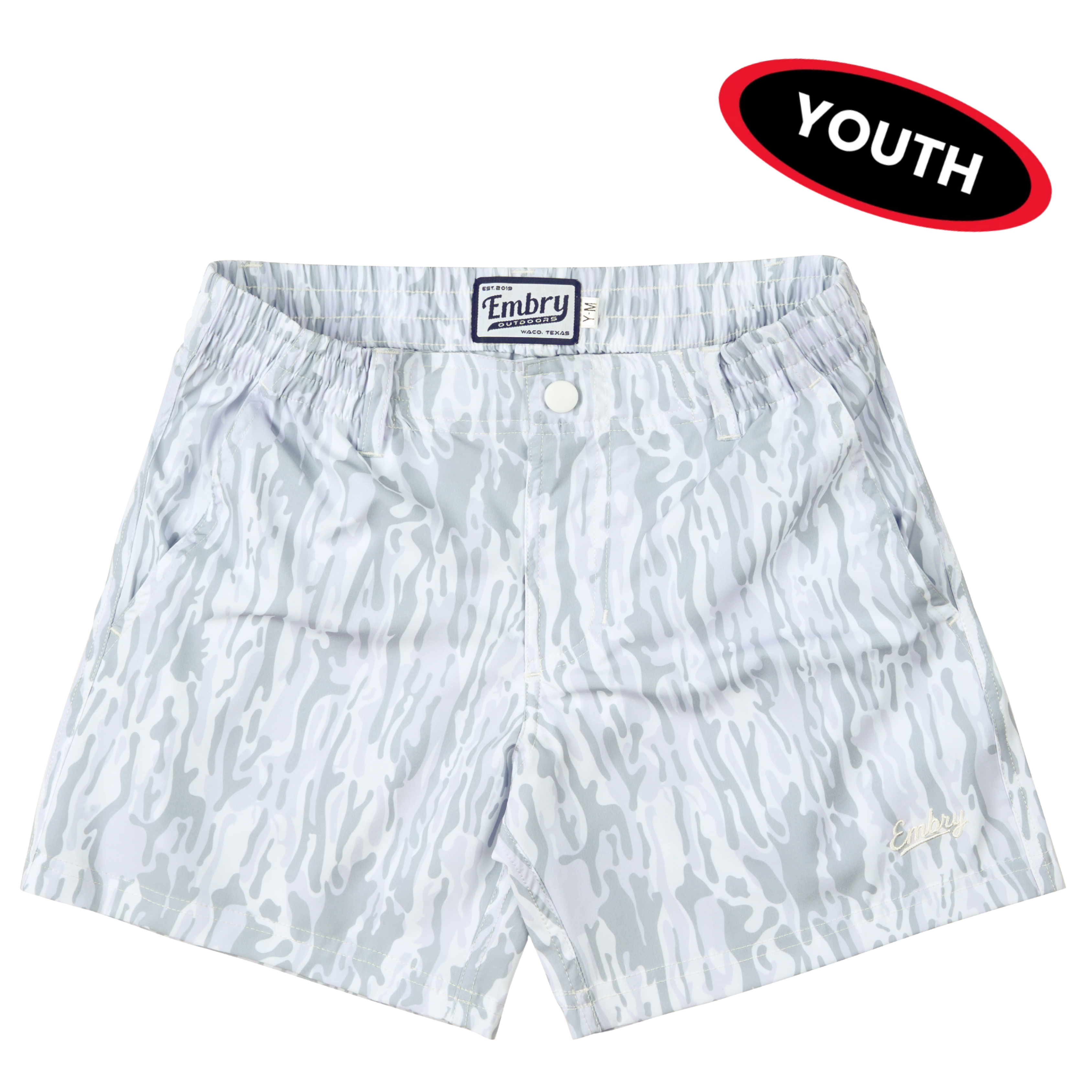 Youth All-Day Shorts - White Ranch