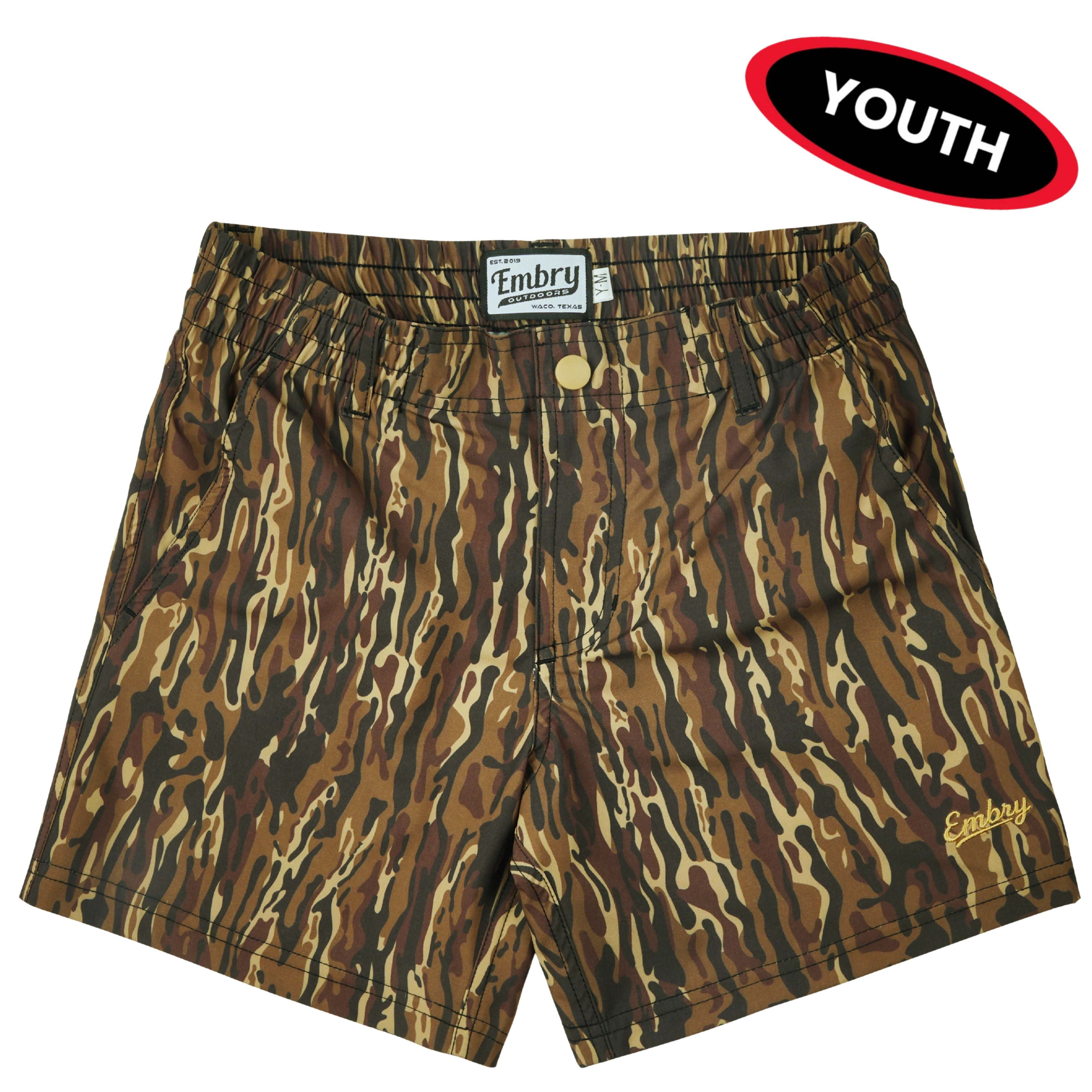 Youth All-Day Shorts - Brown Ranch