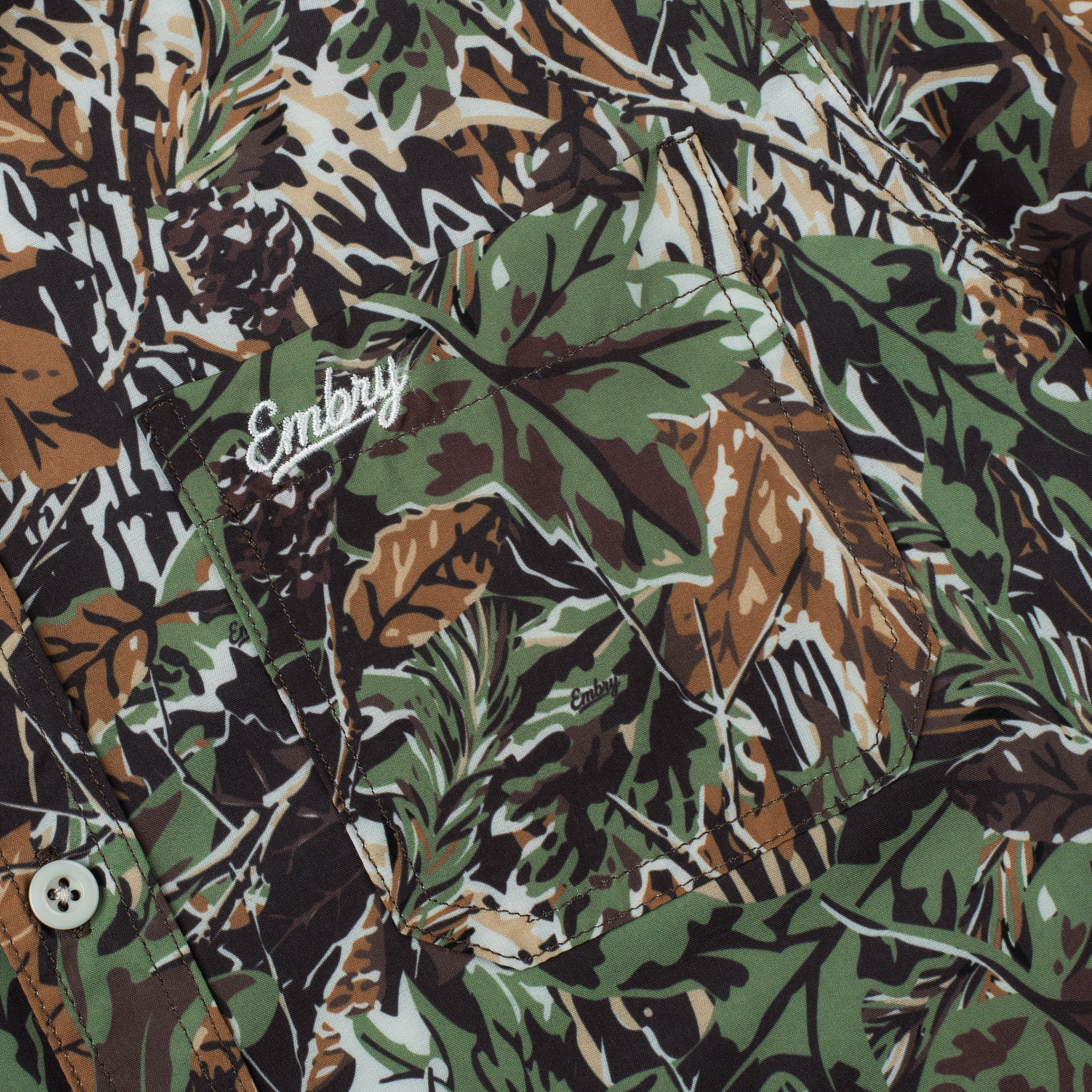 Youth Performance Button Up - Forest