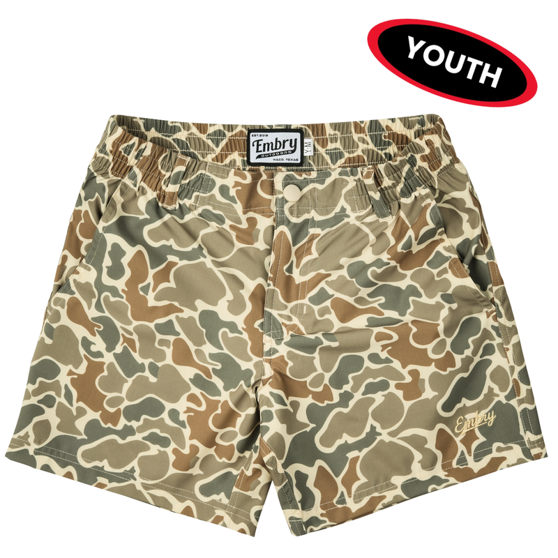Youth All-Day Shorts - Desert Duck