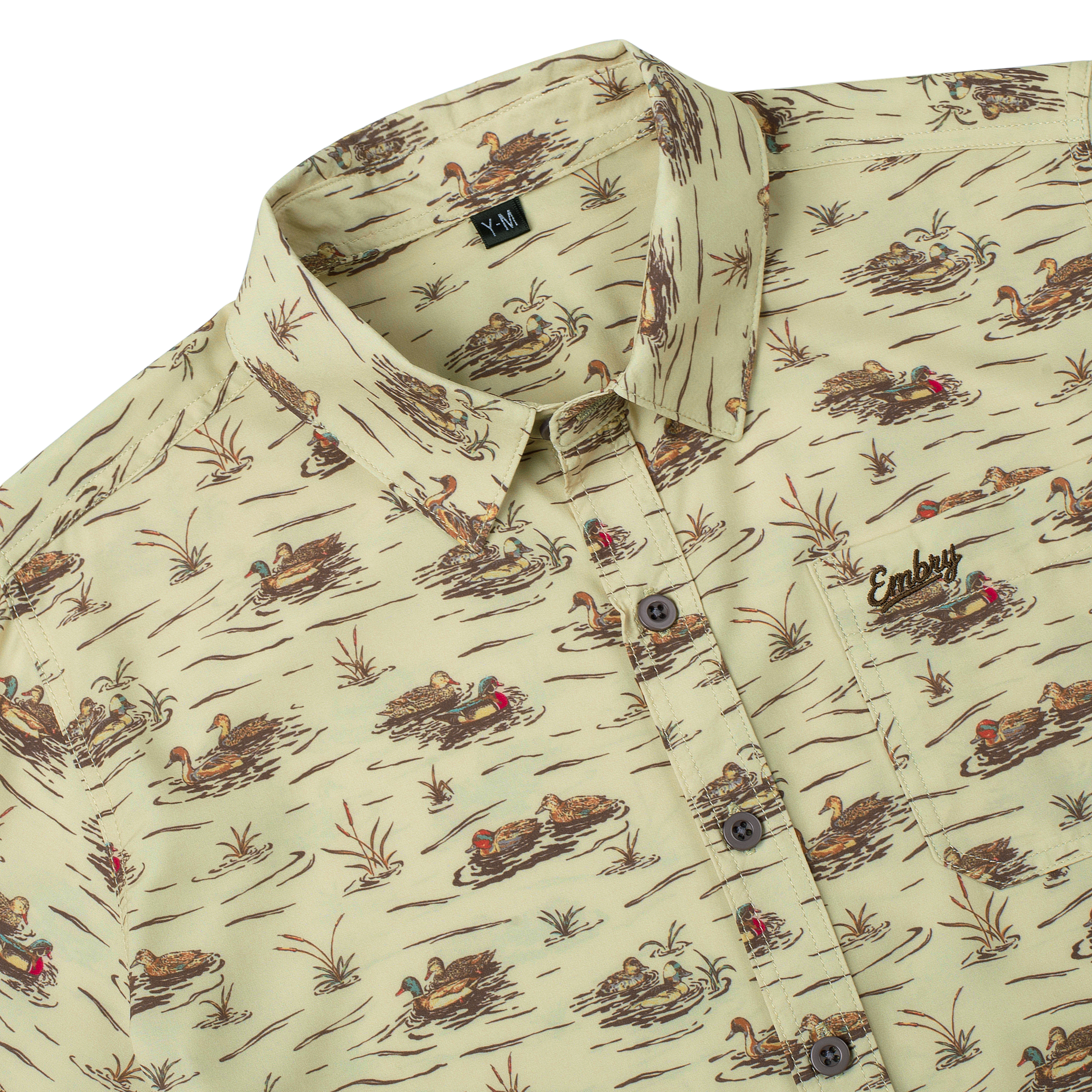 Youth Performance Button Up - Ducks