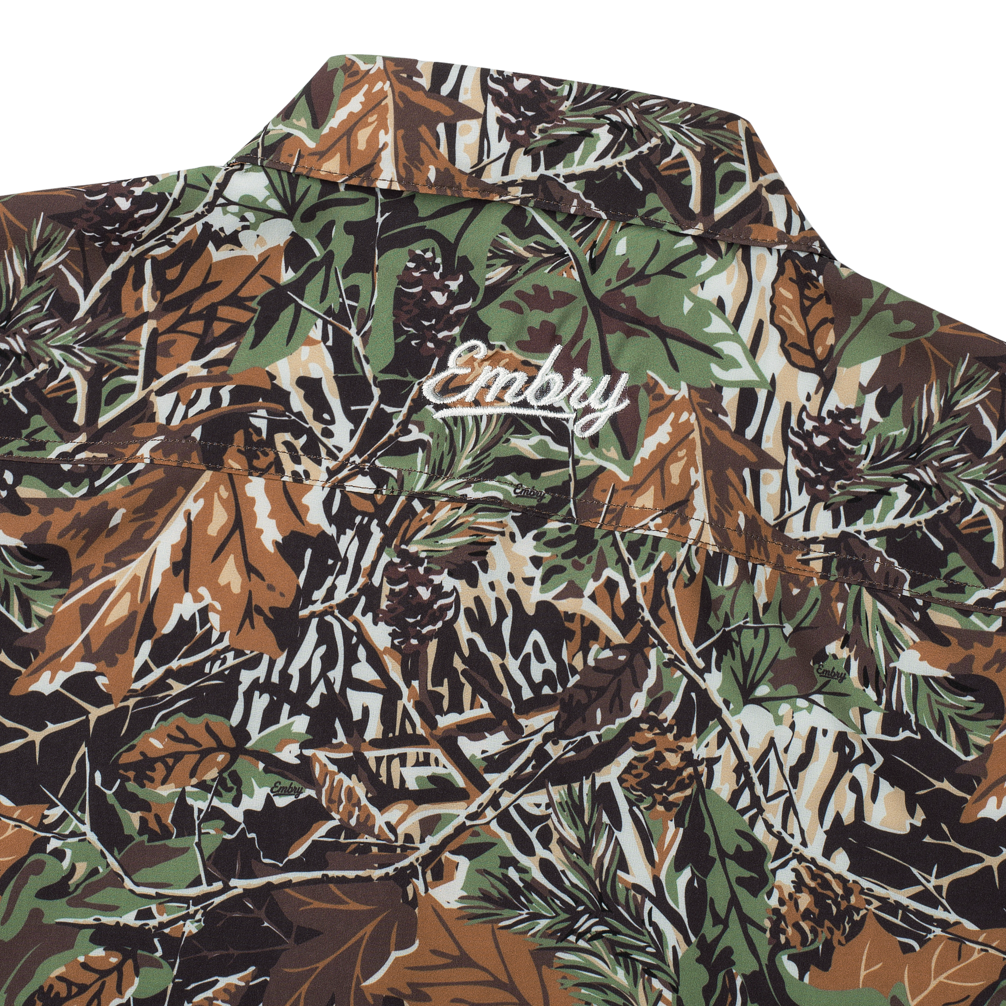 Youth Performance Button Up - Forest