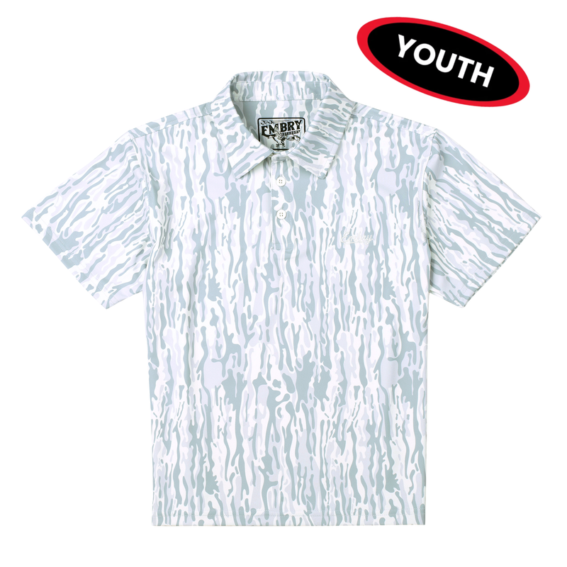 Youth Performance Polo - White Ranch