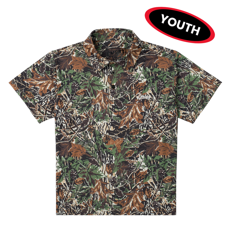 Youth Performance Polo - Forest