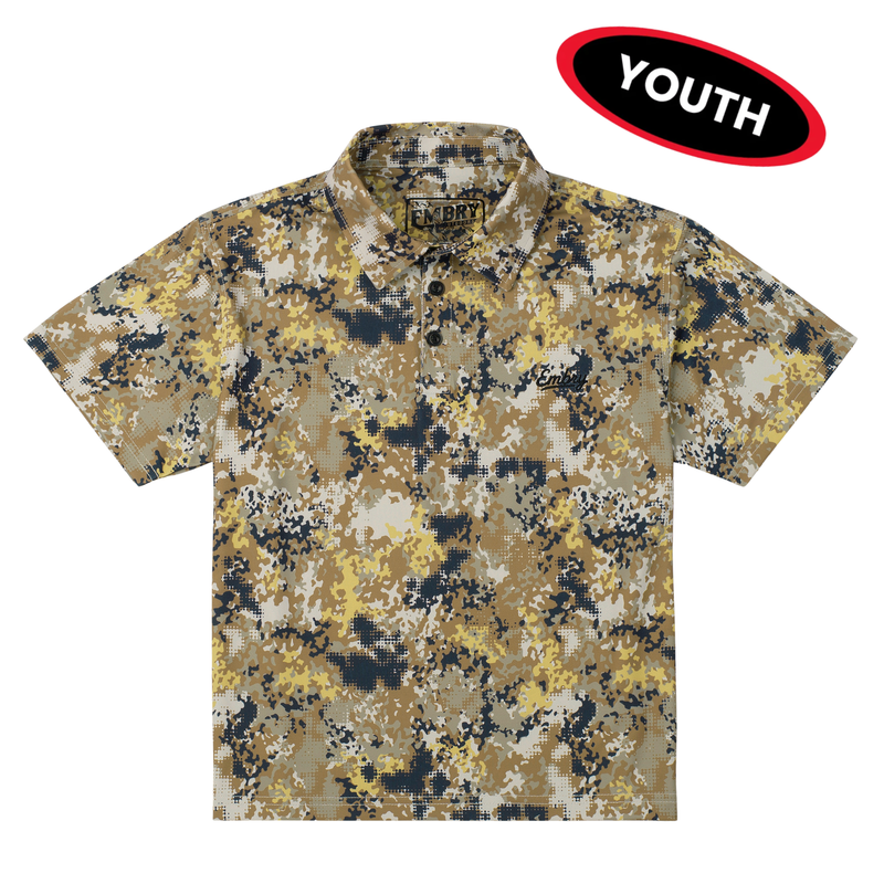 Youth Performance Polo - Light Ridge