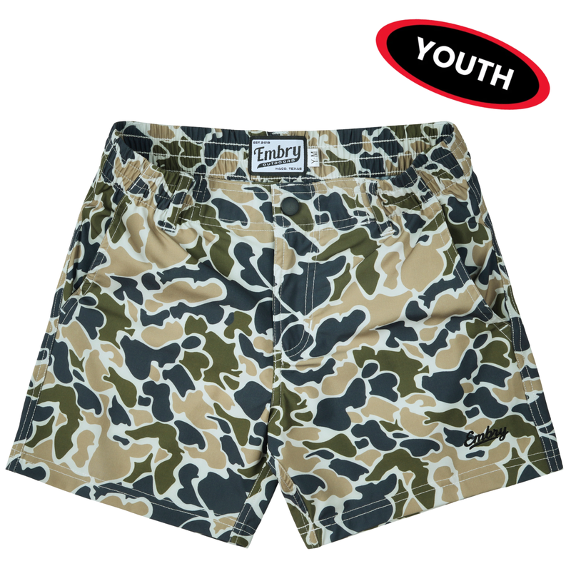Youth All-Day Shorts - Marsh Duck