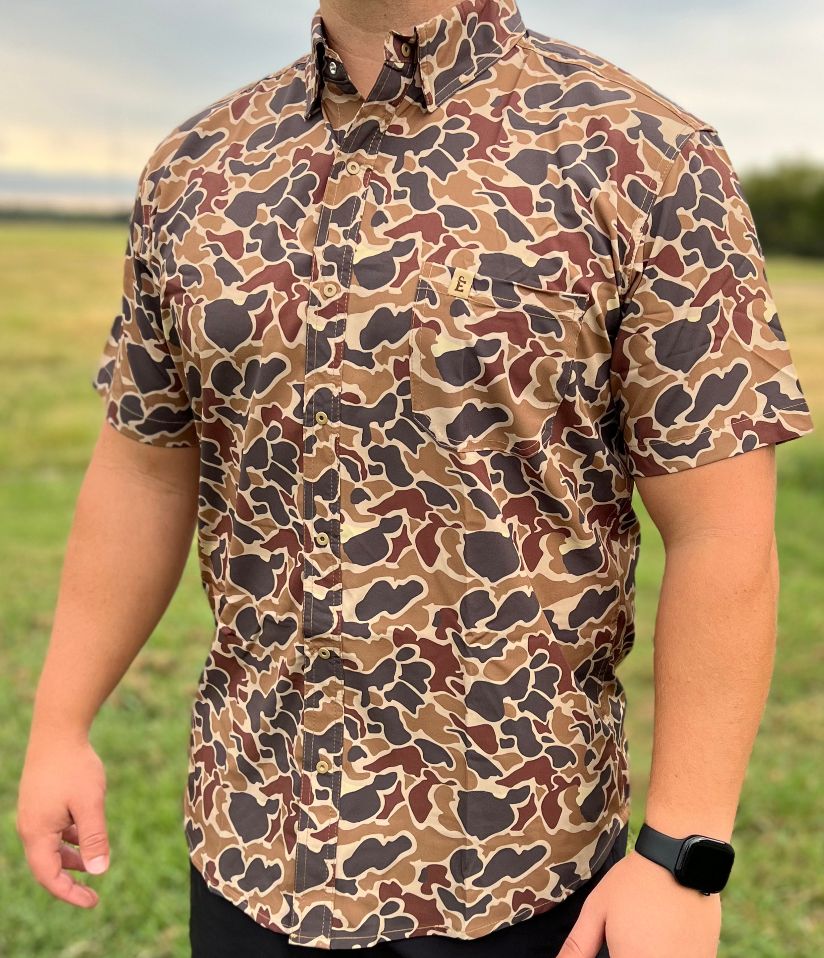 Duck Camo Button Up