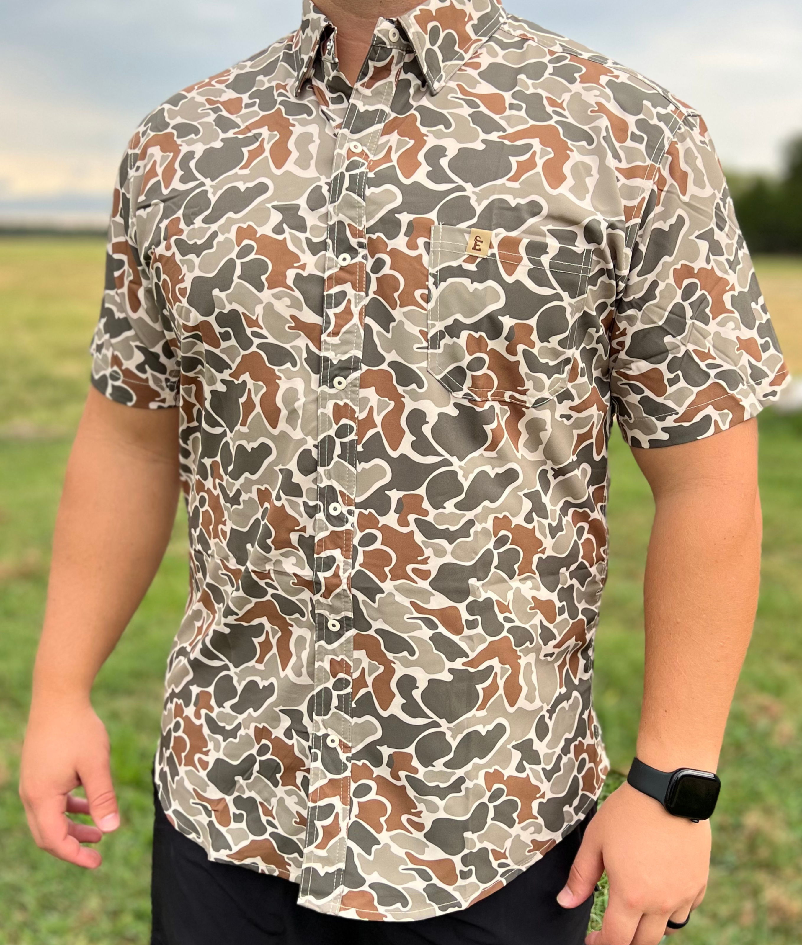 Desert Duck Button Up