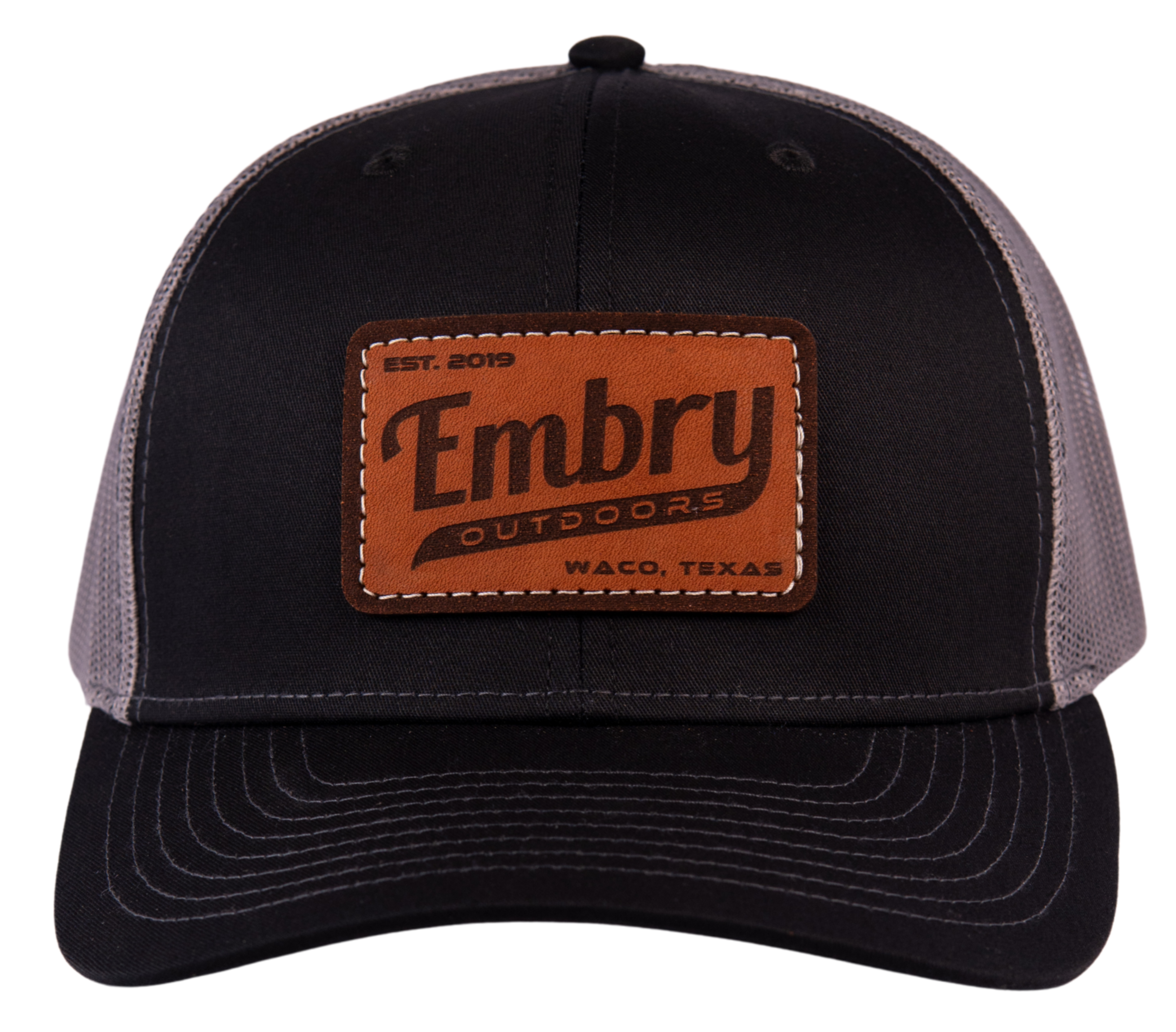 Black/Charcoal - Retro Leather