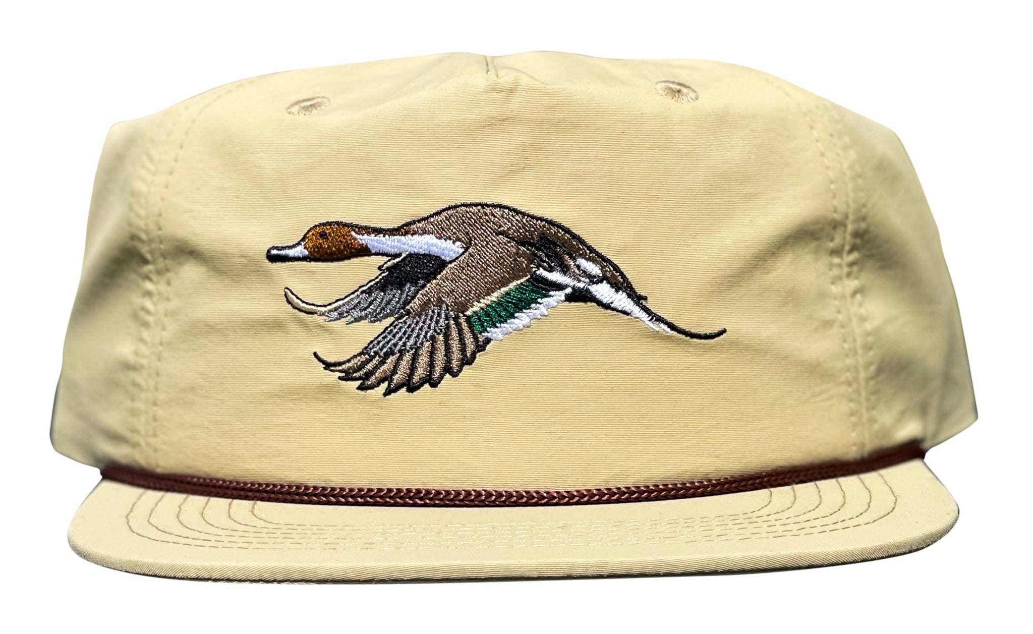 Cream "Pintail" Rope Hat